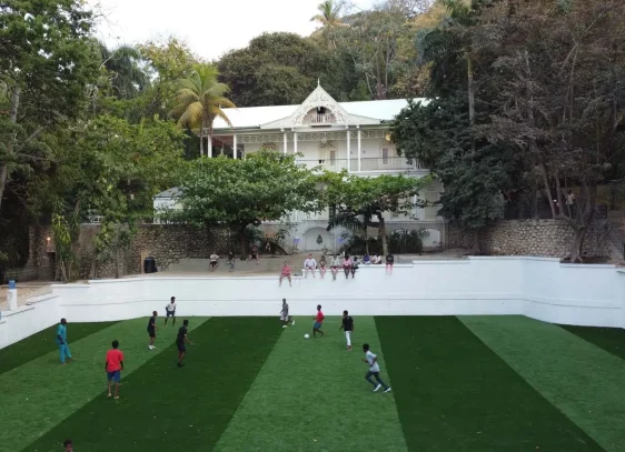 Artificial grass soccer field from SYNLawn